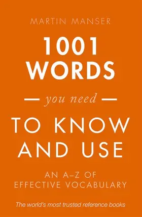 Manser |  1001 Words You Need To Know and Use | Buch |  Sack Fachmedien