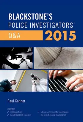 Connor |  Blackstone's Police Investigators' Q&A 2015 | Buch |  Sack Fachmedien