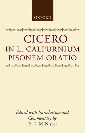 Cicero / Nisbet |  In L. Calpurnium Pisonem Oratio | Buch |  Sack Fachmedien