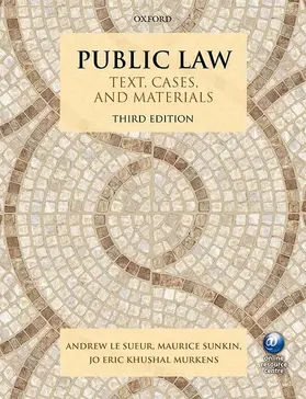 Le Sueur / Sunkin / Murkens |  Public Law | Buch |  Sack Fachmedien