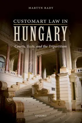 Rady |  Customary Law in Hungary | Buch |  Sack Fachmedien