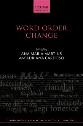 Martins / Cardoso |  Word Order Change | Buch |  Sack Fachmedien