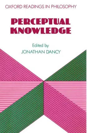 Dancy |  Perceptual Knowledge | Buch |  Sack Fachmedien