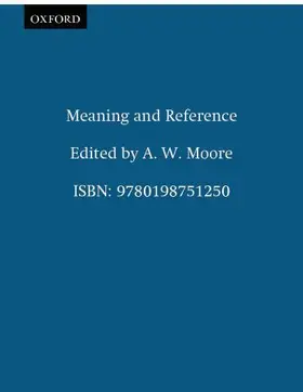 Moore |  Meaning and Reference | Buch |  Sack Fachmedien