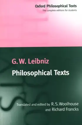 Leibniz |  Philosophical Texts | Buch |  Sack Fachmedien