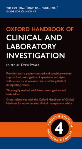 Provan |  Oxford Handbook of Clinical and Laboratory Investigation | Loseblattwerk |  Sack Fachmedien