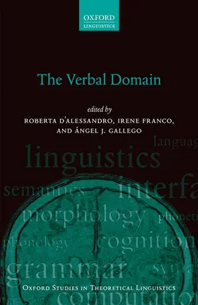 D'Alessandro / Franco / Gallego |  The Verbal Domain | Buch |  Sack Fachmedien