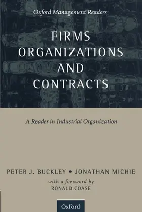 Buckley / Michie |  Firms, Organizations and Contracts | Buch |  Sack Fachmedien