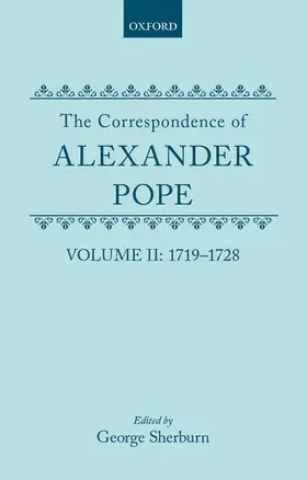 Pope / Sherburn |  The Correspondence of Alexander Pope | Buch |  Sack Fachmedien