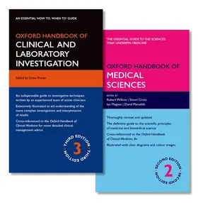 Provan / Wilkins / Cross |  Oxford Handbook of Clinical and Laboratory Investigation 3e and Oxford Handbook of Medical Sciences 2e | Buch |  Sack Fachmedien