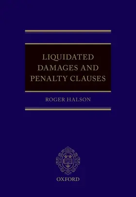 Halson |  Liquidated Damages and Penalty Clauses | Buch |  Sack Fachmedien