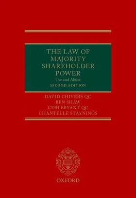 Chivers QC / Shaw / Bryant QC |  Law of Majority Shareholder Power | Buch |  Sack Fachmedien
