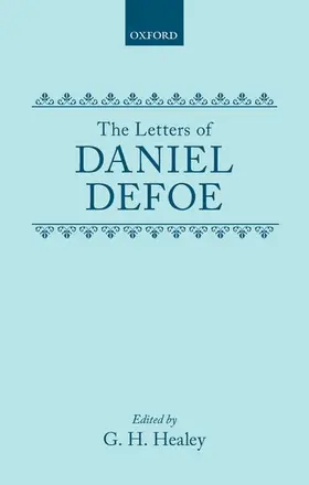Defoe / Healey |  The Letters of Daniel Defoe | Buch |  Sack Fachmedien