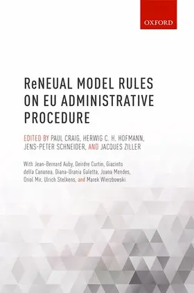 Craig / Hofmann / Schneider |  Reneual Model Rules on Eu Administrative Procedure | Buch |  Sack Fachmedien