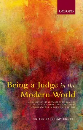 Cooper |  Being a Judge in the Modern World | Buch |  Sack Fachmedien