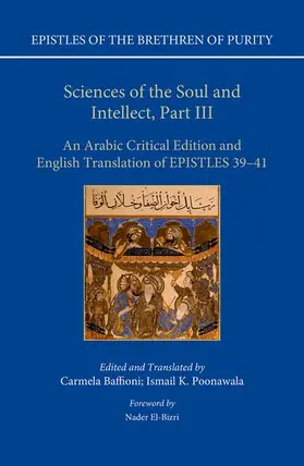 Baffioni / Poonawala |  Sciences of the Soul and Intellect, Part III | Buch |  Sack Fachmedien