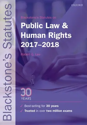 LEE / Lee |  Blackstone's Statutes on Public Law & Human Rights 2017-2018 | Buch |  Sack Fachmedien
