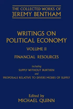 Bentham / Quinn |  Writings on Political Economy | Buch |  Sack Fachmedien