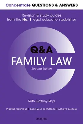 Gaffney-Rhys |  Concentrate Questions and Answers Family Law | Buch |  Sack Fachmedien