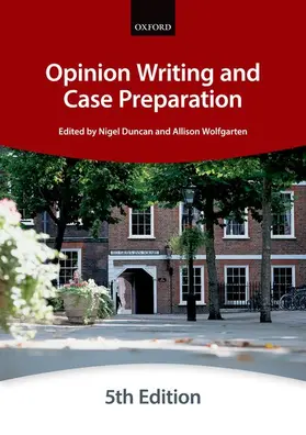  Opinion Writing and Case Preparation | Buch |  Sack Fachmedien