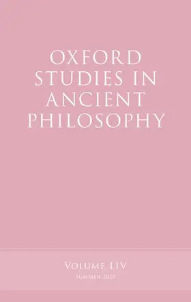 Caston |  Oxford Studies in Ancient Philosophy, Volume 54 | Buch |  Sack Fachmedien