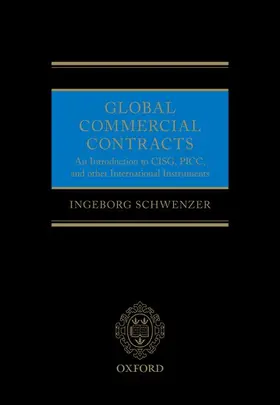 Schwenzer |  Global Commercial Contracts | Buch |  Sack Fachmedien