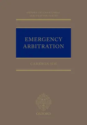 Sim |  Emergency Arbitration | Buch |  Sack Fachmedien