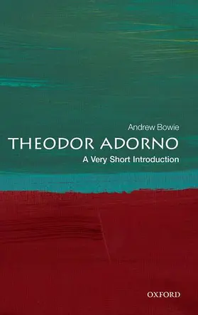 Bowie |  Theodor W. Adorno | Buch |  Sack Fachmedien