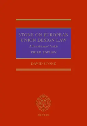 Stone |  Stone on European Union Design Law | Buch |  Sack Fachmedien