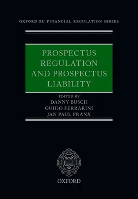 Busch / Ferrarini / Franx |  Prospectus Regulation and Prospectus Liability | Buch |  Sack Fachmedien