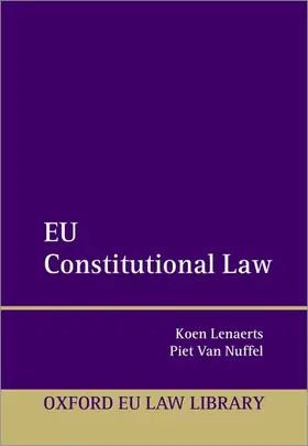 Lenaerts / Van Nuffel / Corthaut |  EU Constitutional Law | Buch |  Sack Fachmedien