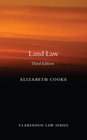 Cooke |  Land Law, 3e | Buch |  Sack Fachmedien