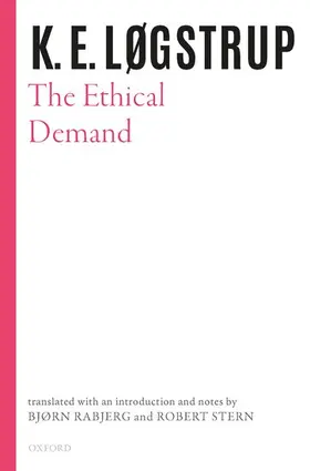 Løgstrup / Rabjerg / Stern |  Ethical Demand | Buch |  Sack Fachmedien