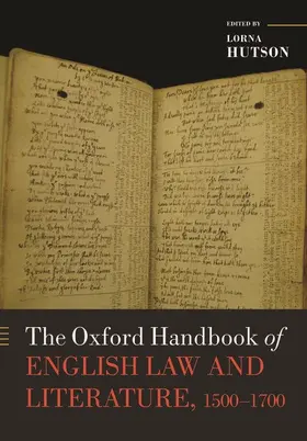 Hutson |  The Oxford Handbook of English Law and Literature, 1500-1700 | Buch |  Sack Fachmedien