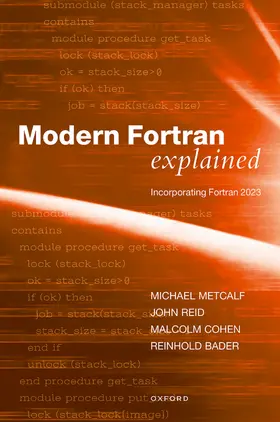 Metcalf / Reid / Cohen |  Modern FORTRAN Explained | Buch |  Sack Fachmedien