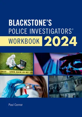 Connor |  Blackstone's Police Investigators' Workbook 2024 | Buch |  Sack Fachmedien