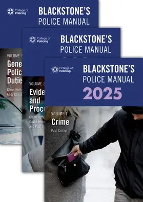 Connor / Cox / Hutton |  Blackstone's Police Manuals 2025 Three Volume Set | Buch |  Sack Fachmedien
