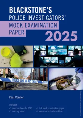 Connor |  Blackstone's Police Investigators Mock Exam 2025 | Buch |  Sack Fachmedien