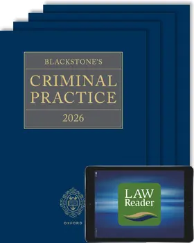 Ormerod / Ormerod CBE, KC (Hon) / Perry KC |  Blackstones Criminal Practice 2026 Digital Pack | Buch |  Sack Fachmedien