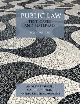 Le Sueur / Sunkin / Murkens |  Public Law | Buch |  Sack Fachmedien