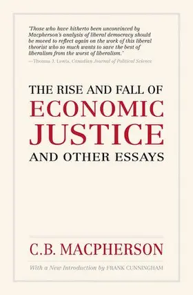 Macpherson (deceased) / Cunningham |  The Rise and Fall of Economic Justice and Other Essays, Reissue | Buch |  Sack Fachmedien