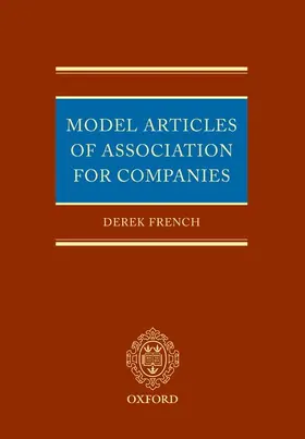 French |  Model Articles of Association for Companies | Buch |  Sack Fachmedien
