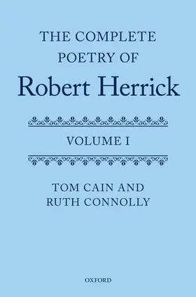 Cain / Connolly |  COMPLETE POETRY OF ROBERT HERRICK VOL1 C | Buch |  Sack Fachmedien