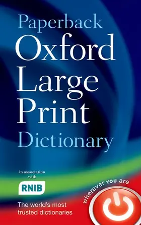  Paperback Oxford Large Print Dictionary | Buch |  Sack Fachmedien