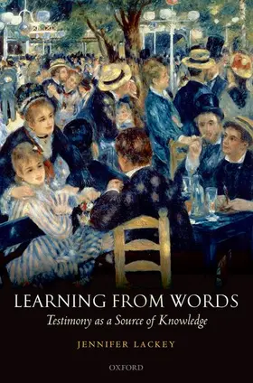 Lackey |  Learning from Words | Buch |  Sack Fachmedien