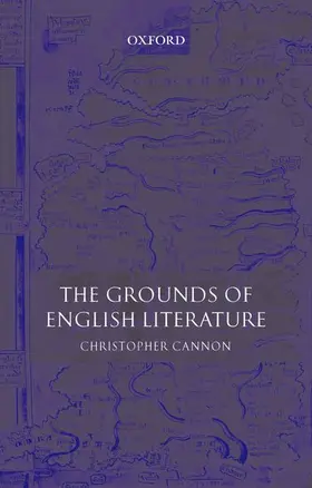 Cannon |  The Grounds of English Literature | Buch |  Sack Fachmedien