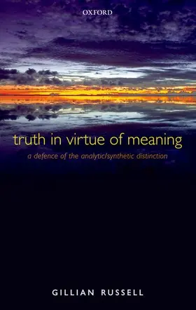Russell |  Truth in Virtue of Meaning | Buch |  Sack Fachmedien