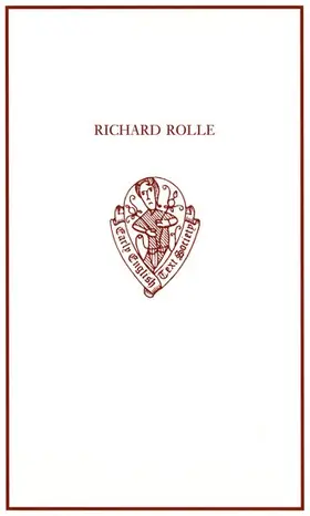 Hanna |  Richard Rolle: Uncollected Prose and Verse, with Related Northern Texts | Buch |  Sack Fachmedien