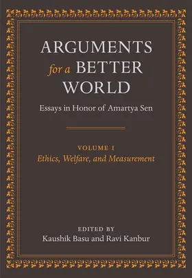 Basu / Kanbur |  Arguments for a Better World | Buch |  Sack Fachmedien