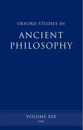 Sedley |  Oxford Studies in Ancient Philosophy | Buch |  Sack Fachmedien
